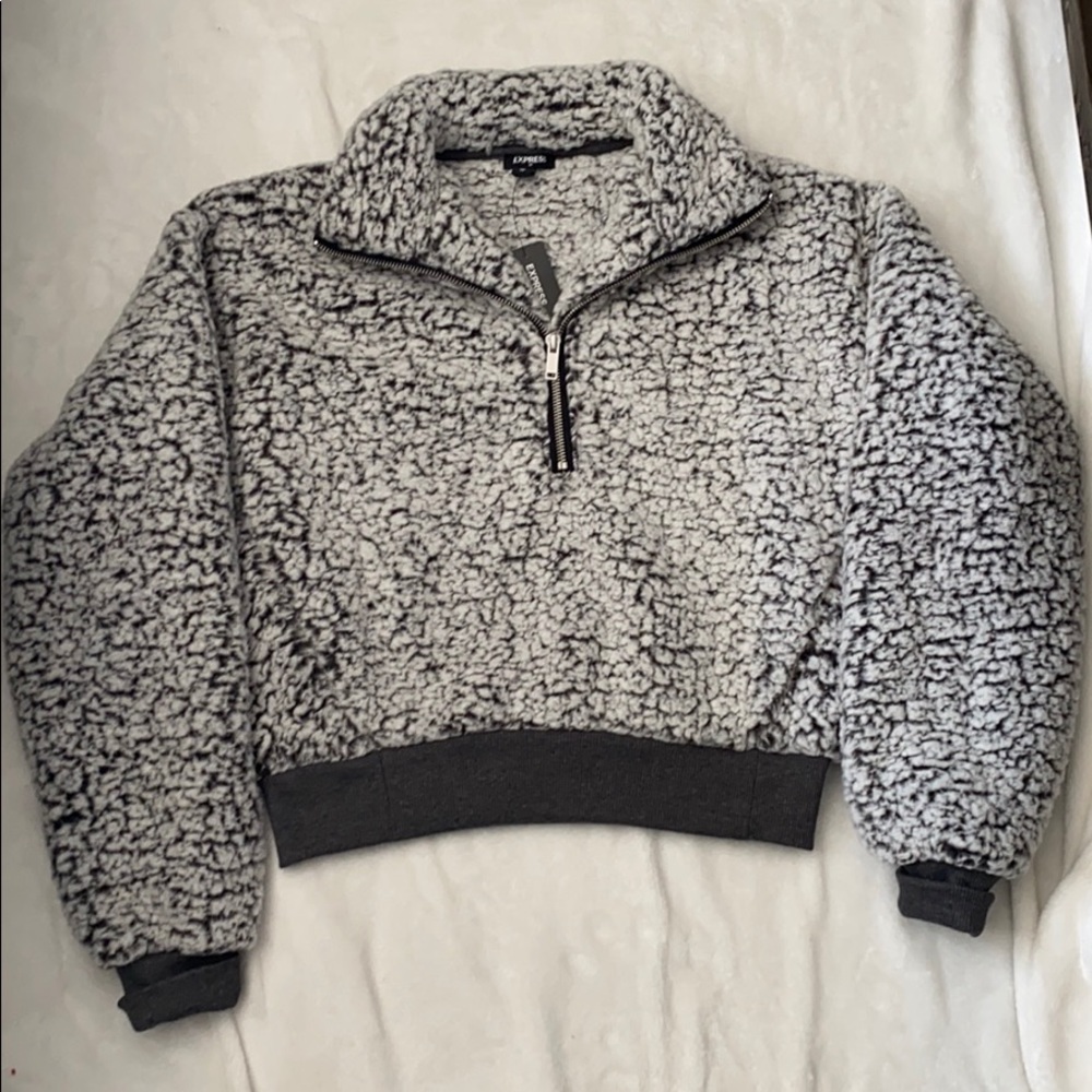 BRAND NEW express half zip hoodie!